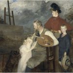 Il pittore Thaulow e i suoi bambini di Jacques-Emile Blanche