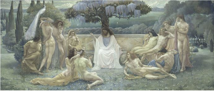 La Scuola di Platone di Jean Delville