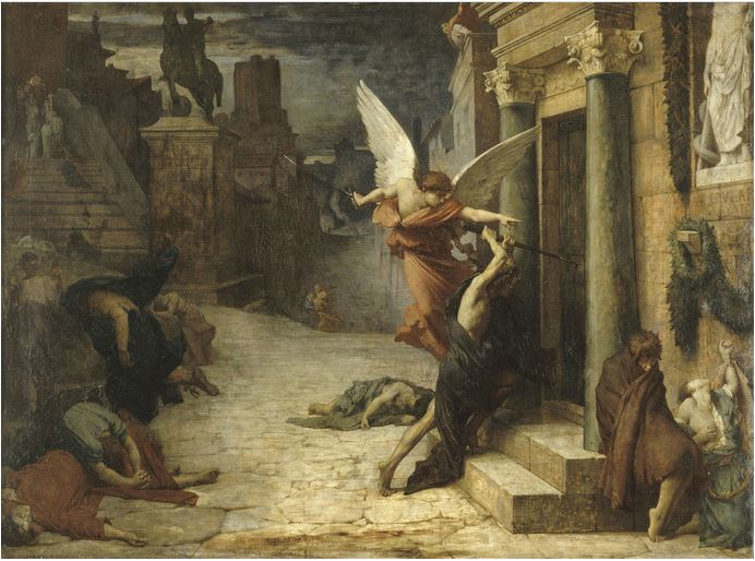 Peste a Roma di Jules Elie Delaunay