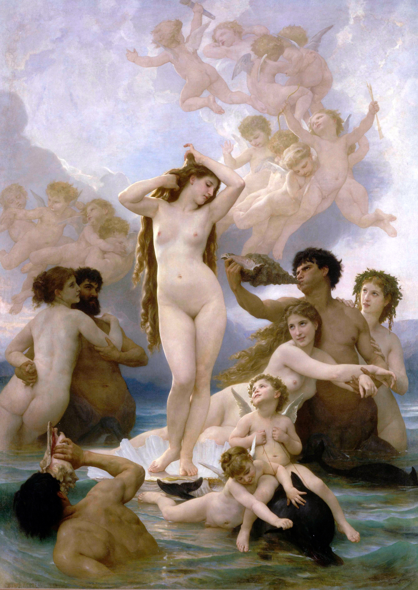 Nascita di Venere di William-Adolphe Bouguereau