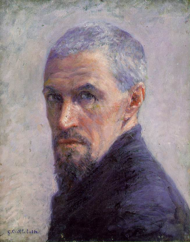 Gustave Caillebotte, Autoritratto (1892); olio su tela, 40,5×32,5 cm, museo d'Orsay, Parigi.