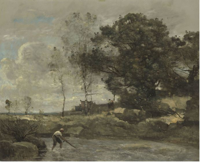 La rimozione delle reti di Camille Corot