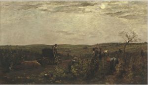 La vendemmia in Borgogna di Charles-Fran&ccedil;ois Daubigny