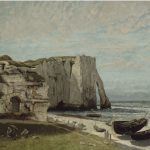 La falesia di Etretat dopo il temporale di Gustave Courbet