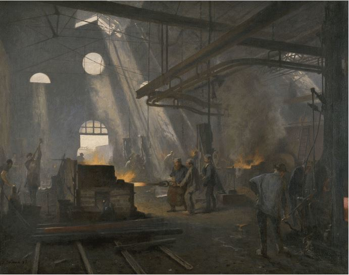 La fonderia di Fernand Cormon