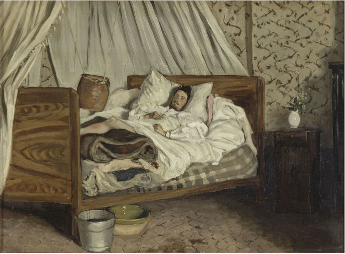 L'ospedale da campo improvvisato di Frédéric Bazille