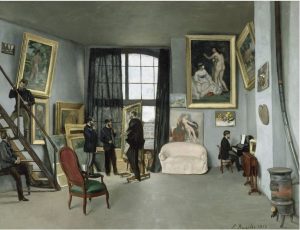 L'atelier di Bazille di Frédéric Bazille