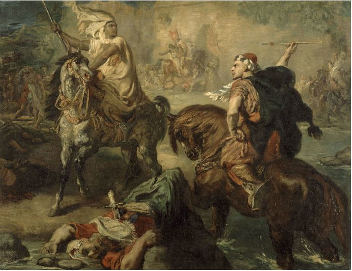Capi tribù arabi di Théodore Chassériau