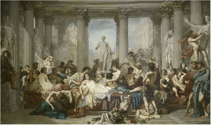 I Romani della decadenza di Thomas Couture