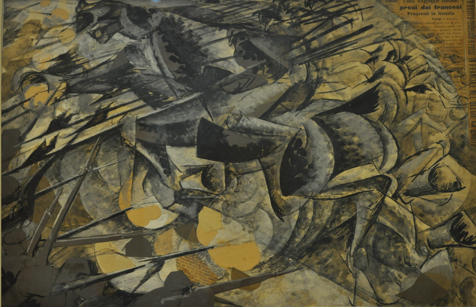 Carica di lancieri di Umberto Boccioni