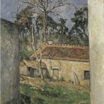 Cortile di fattoria di Paul Cézanne