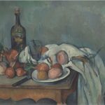 Natura morta con cipolle di Paul Cézanne