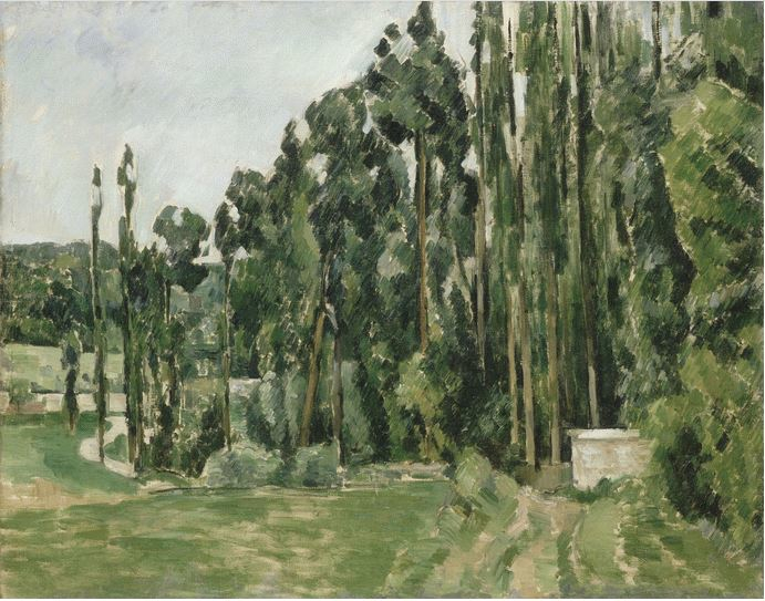 I pioppi di Paul Cézanne