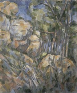 Rocce sopra lo Château-Noir di Paul Cézanne