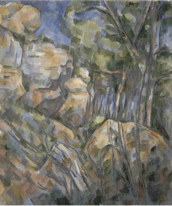Rocce sopra lo Château-Noir di Paul Cézanne