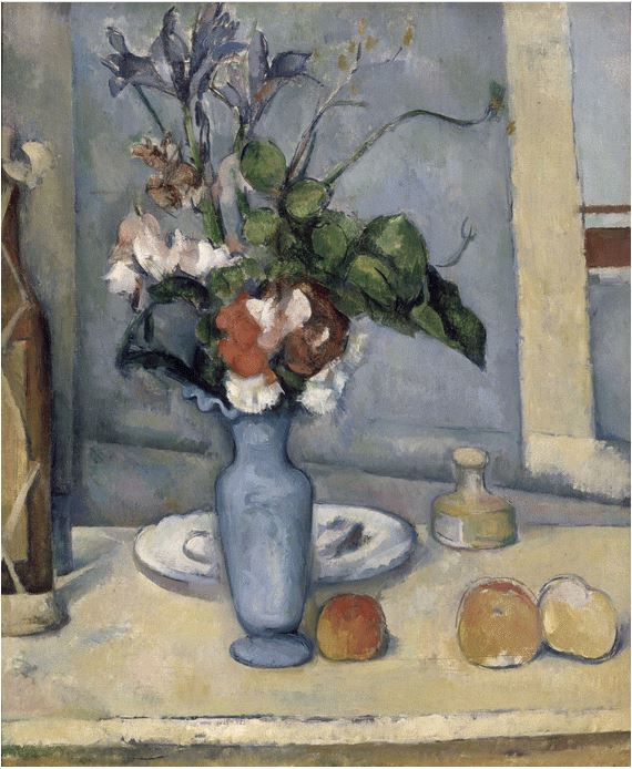 Il vaso blu di Paul Cézanne