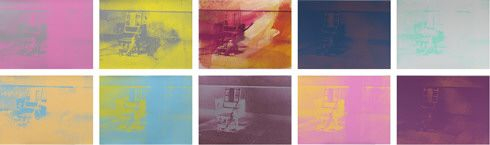 Electric Chairs di Andy Warhol alla Guggenheim Foundation di New York