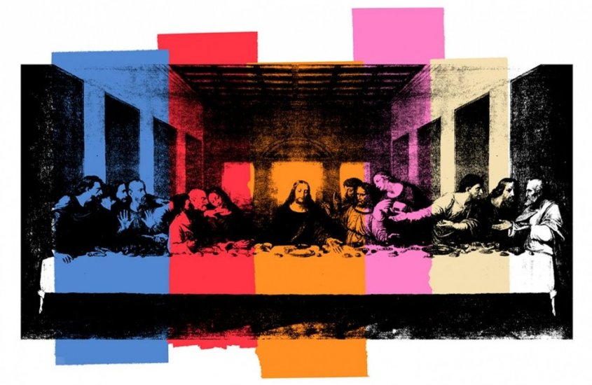 Ultima cena, Last supper di Andy Warhol