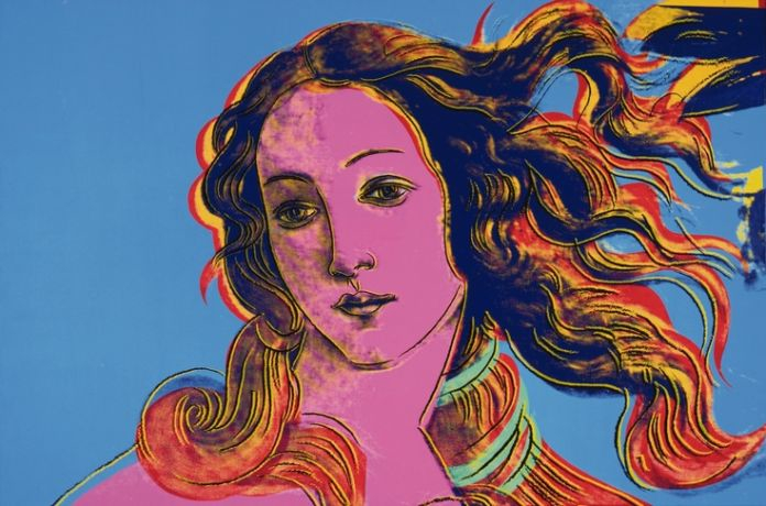 Nascita di Venere di Andy Warhol