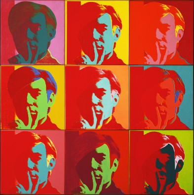 La composizione del MoMA del Self-Portrait di Andy Warhol