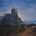 Chiesa gotica sul mare di Friedrich Schinkel