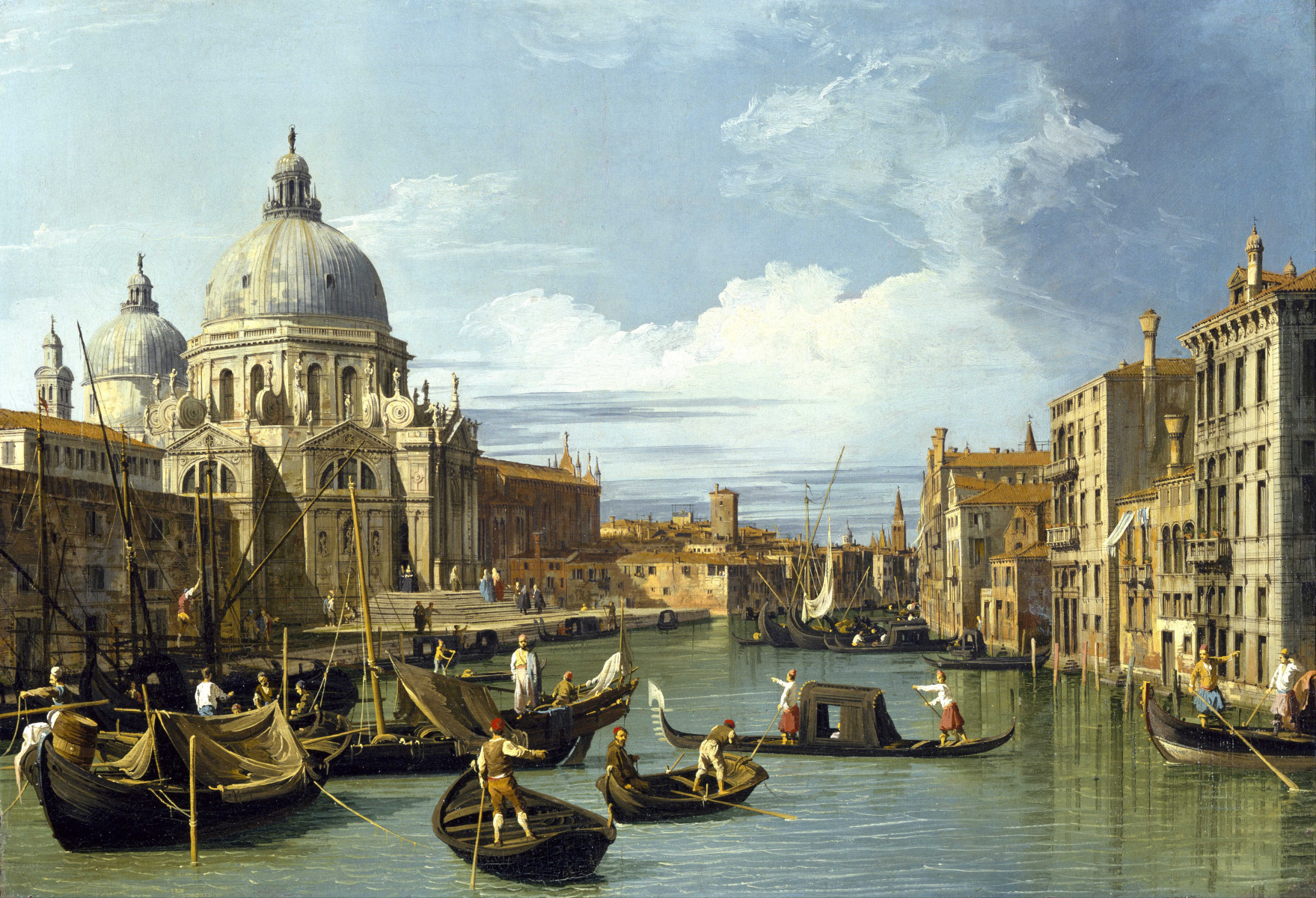 Il Canal Grande alla Salute di Canaletto