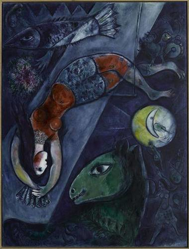 Il circo blu di Marc Chagall
