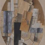 Natura morta con violino di Georges Braque