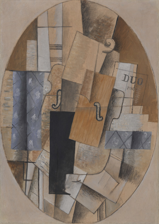 Natura morta con violino di Georges Braque