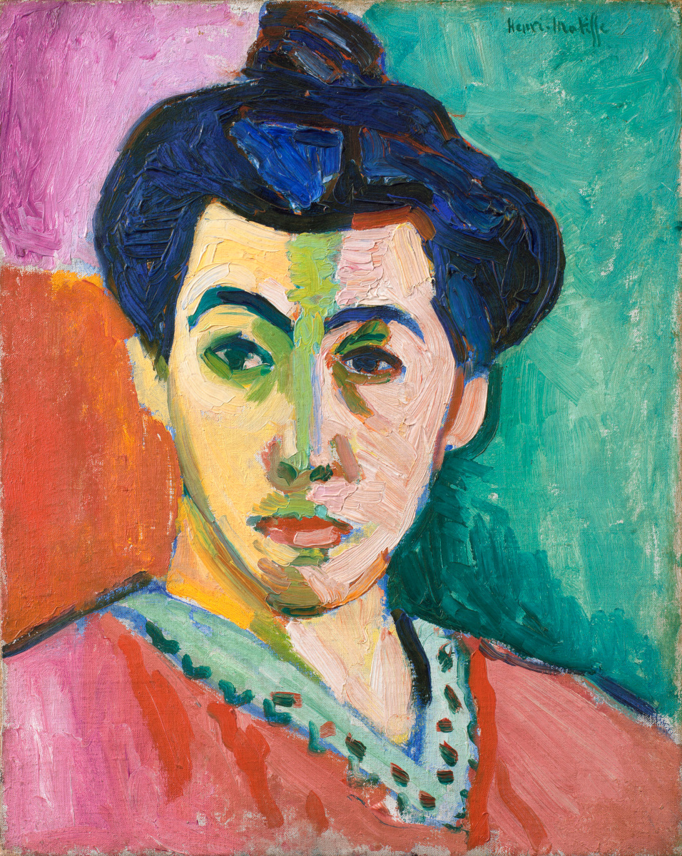 Ritratto con la riga verde di Henri Matisse