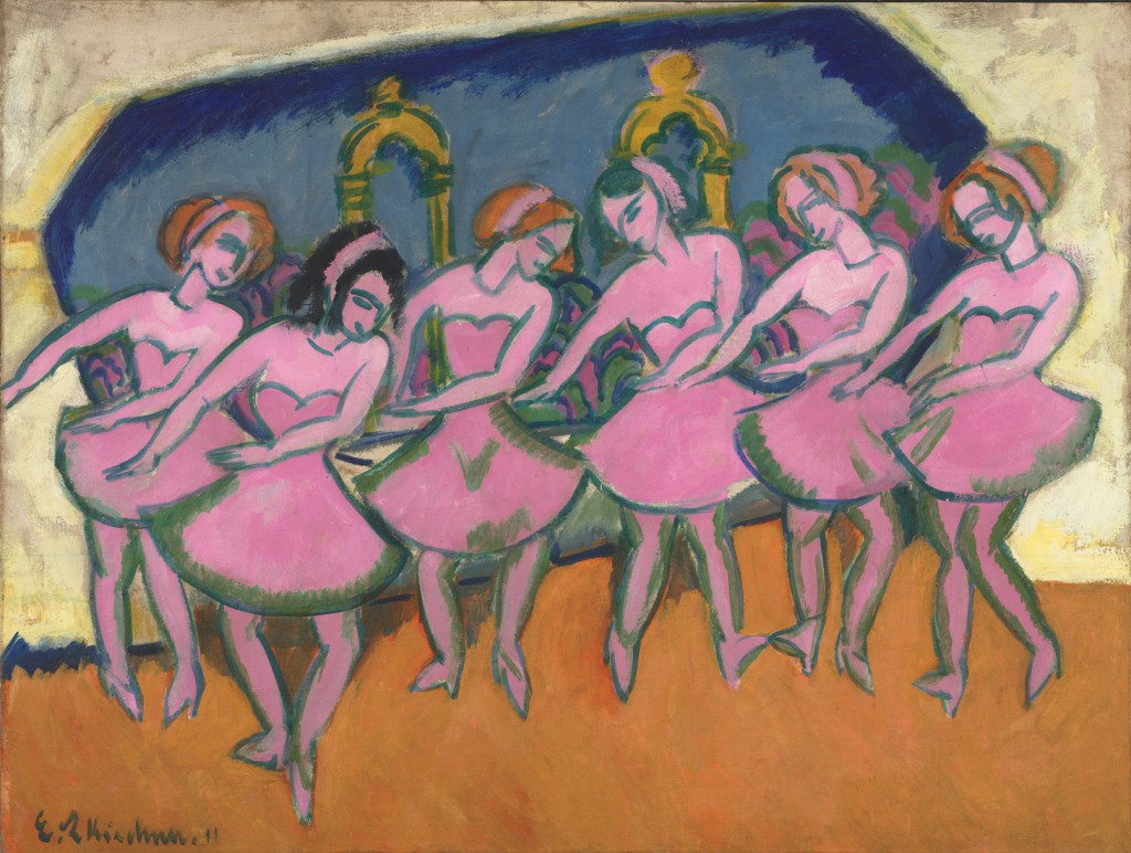 Sei ballerine di Ernst Ludwig Kirchner