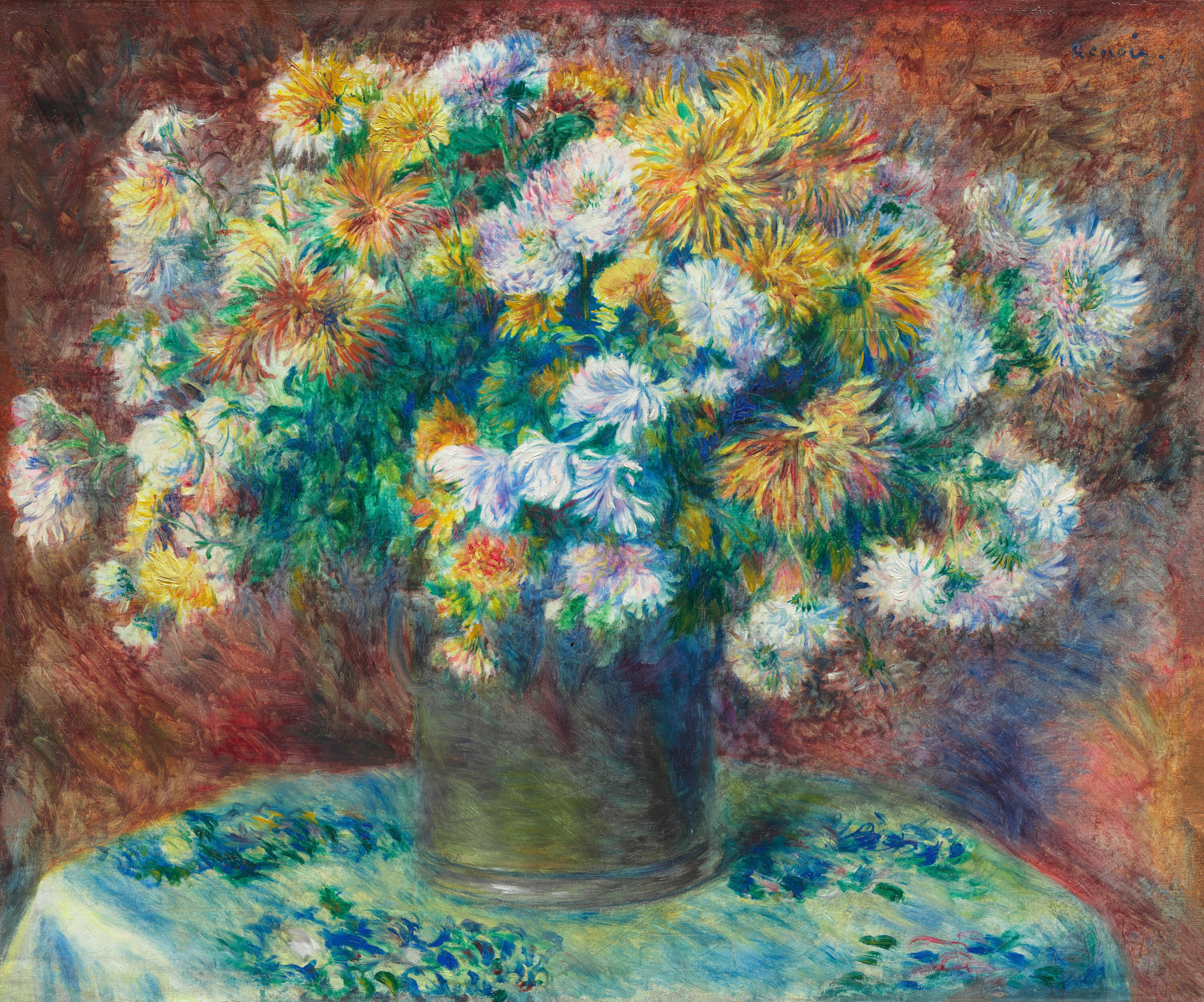 Crisantemi di Pierre-Auguste Renoir
