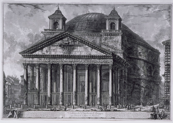 Veduta del Pantheon d'Agrippa di Giovan Battista Piranesi