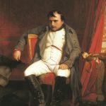 Napoleone abdica a Fontainebleau di Hippolyte Delaroche