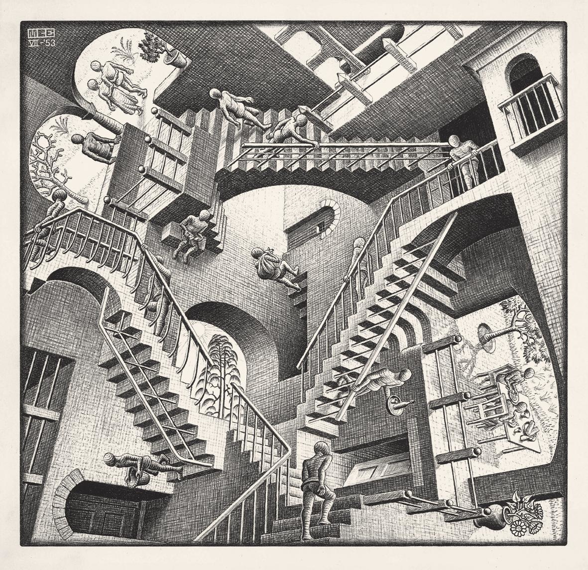 Relatività di Maurits Cornelis Escher