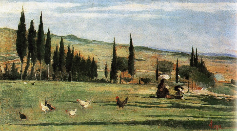 Paesaggio del Gabbro di Silvestro Lega