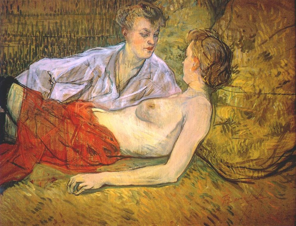 Le due amiche di Henri de Toulouse-Lautrec