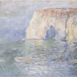 Etretat, la Manneporte di Claude Monet del musée d'Orsay di Parigi