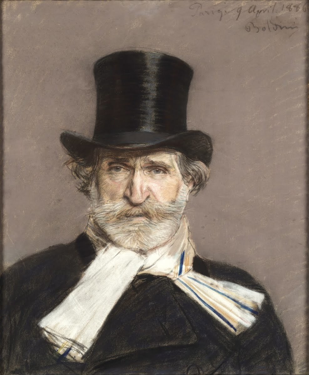 Ritratto di Giuseppe Verdi di Giovanni Boldini