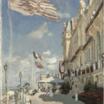 L'Hotel des roches noires a Trouville di Claude Monet