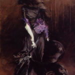 Ritratto della marchesa Luisa Casati con Levriero di Giovanni Boldini