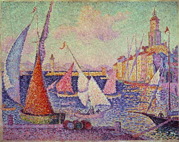 Il porto di Saint-Tropez di Paul Signac