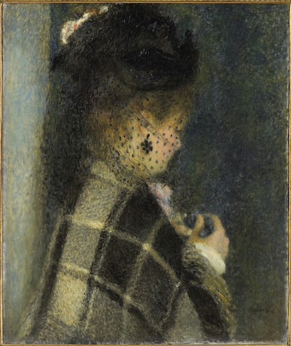 Giovane donna con la veletta di Pierre-Auguste Renoir