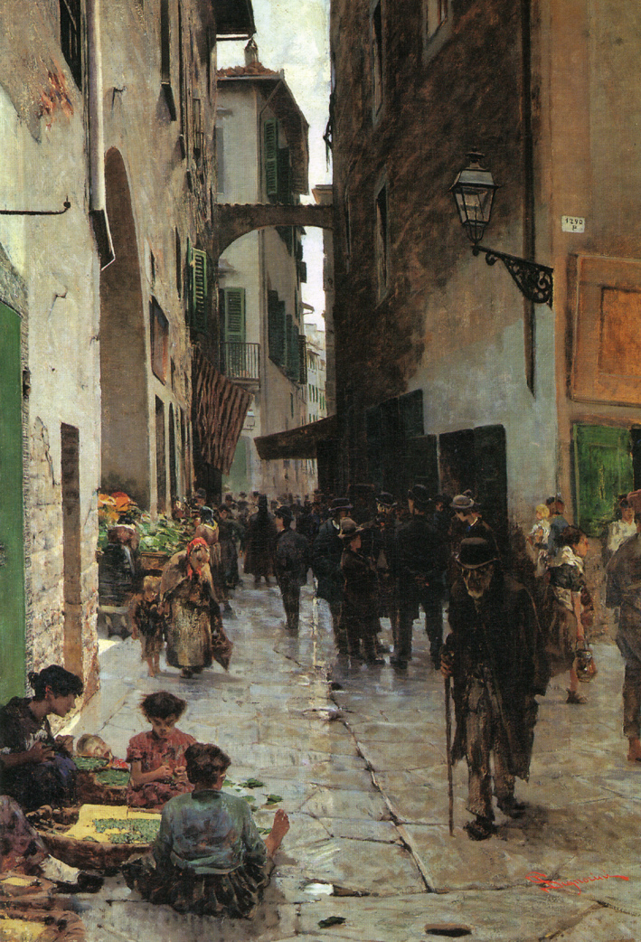 Il Ghetto di Firenze di Telemaco Signorini
