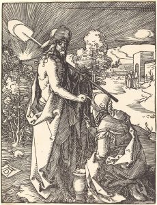 Albrecht Dürer, Noli Me Tangere, c. 1509/1510, xilografia, Washington, DC, National Gallery of Art, Rosenwald Collection