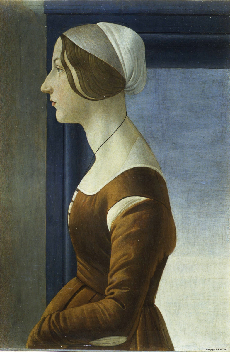 Ritratto femminile di Sandro Botticelli