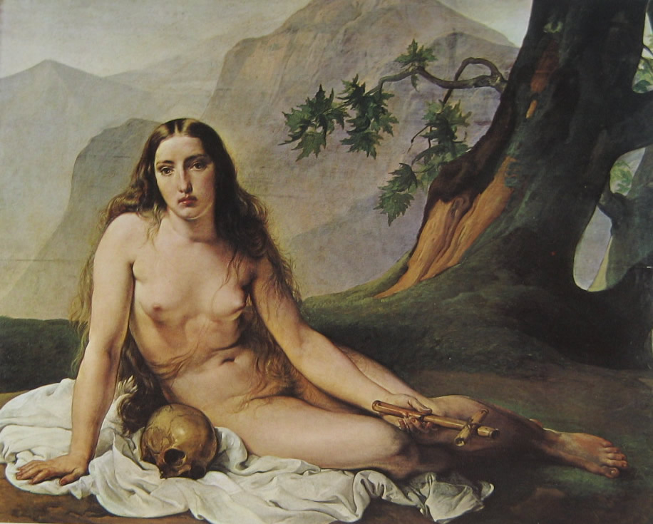 Francesco Hayez, La Maddalena. Maria Maddalena, ante 1833, olio su tela, 118 x 149,5 cm. Milano, GAM, Galleria d'Arte Moderna