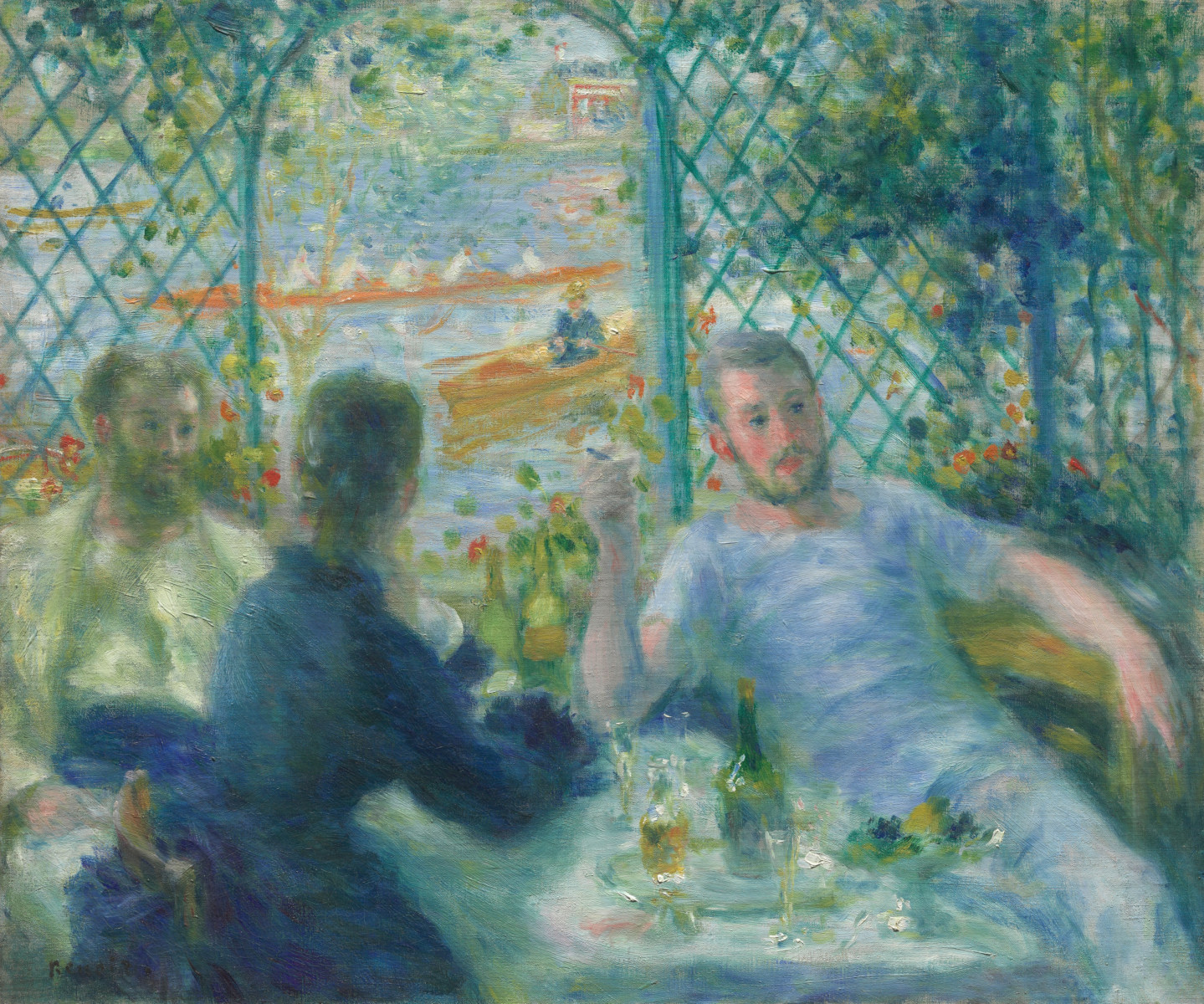 Colazione in riva al fiume di Pierre-Auguste Renoir