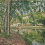 Moret, le canal du Loing di Camille Pissarro