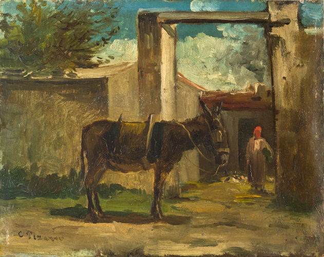 Paysage à Montmorency di Camille Pissarro